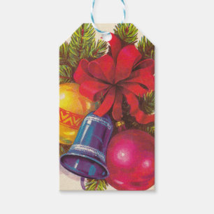 Ukrainian soviet postcard gift tags