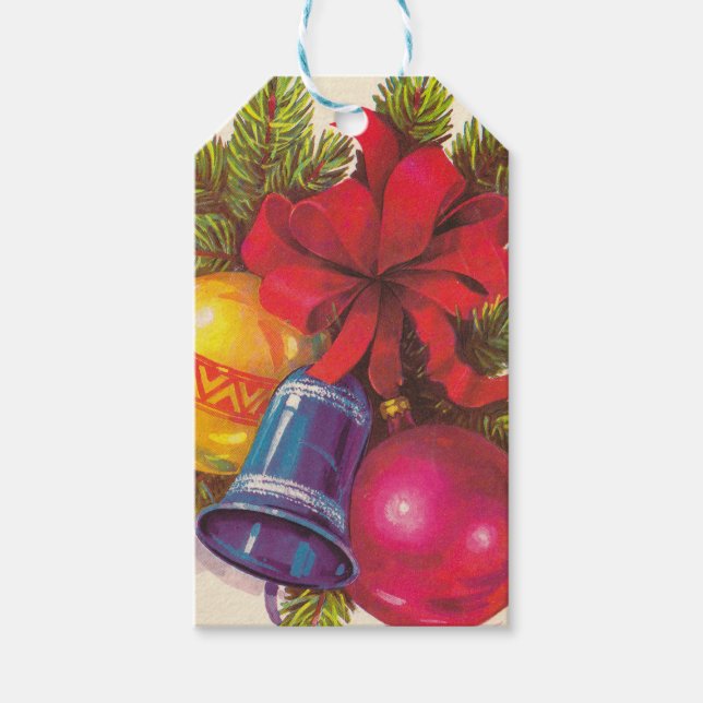 Ukrainian soviet postcard gift tags (Front)