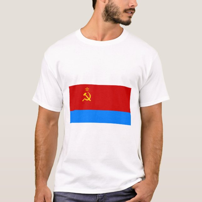 Ukrainian SSR Flag T-Shirt (Front)