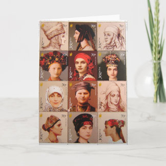 Ukrainian Stamps Card