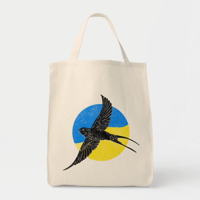 Ukrainian style design with Swallowtail  Tote Bag (Front)