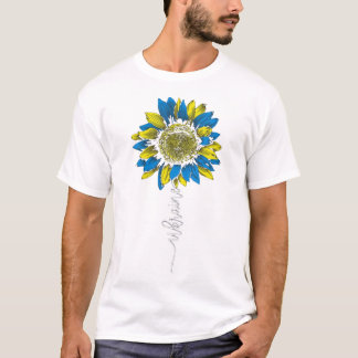 ukrainian sunflower art T-Shirt