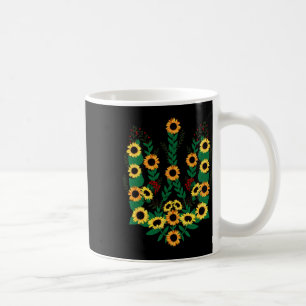Ukrainian Sunflowers Forming The Coat Of Arms Of U Coffee Mug