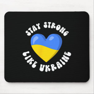 Ukrainian Support Ukraine Flag Ukrainian Love I St Mouse Pad