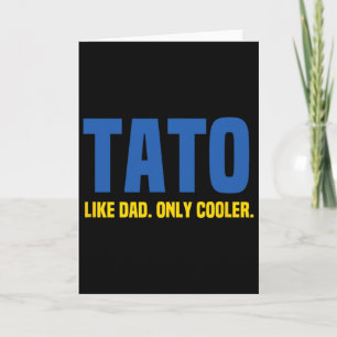 Ukrainian Tato. Ukraine Dad. Father  Card
