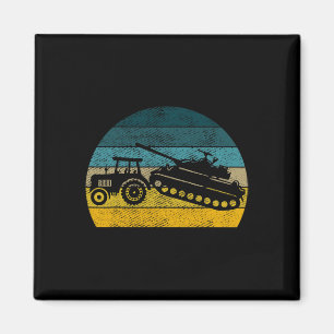 Ukrainian Tractor Support Ukraine Stand With Ukrai Magnet