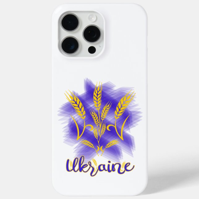 Ukrainian trident made of wheat ear Case-Mate iPhone case (Back)