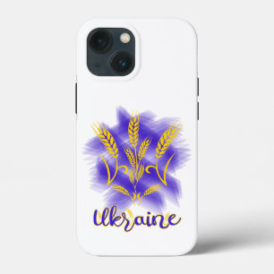 Ukrainian trident made of wheat ear iPhone 13 mini case