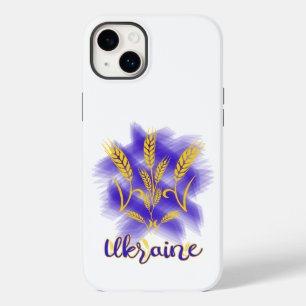 Ukrainian trident made of wheat ear Case-Mate iPhone 14 plus case