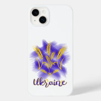 Ukrainian trident made of wheat ear