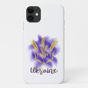 Ukrainian trident made of wheat ear iPhone 11 case