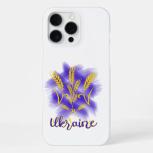 Ukrainian trident made of wheat ear iPhone 16 pro max case