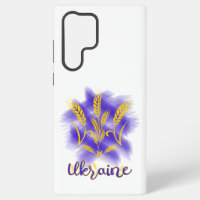Ukrainian trident made of wheat ear