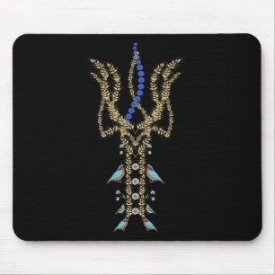 Ukrainian Trysub Retro Spikelets Birds Ukraine Vys Mouse Pad