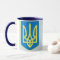 Ukrainian Tryzub Mug Blue/Navy
