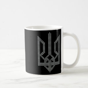 Ukrainian Tryzub Symbol On The Heart - Ukraine Tri Coffee Mug