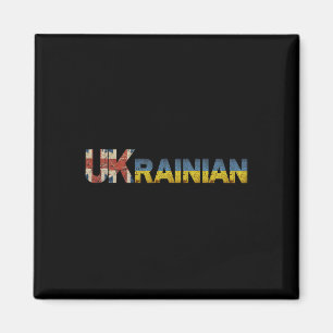 Ukrainian Uk Ukraine England English Scotland Flag Magnet