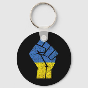 Ukrainian Ukraine Flag For Men Women Kids Key Ring