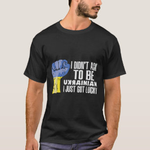 Ukrainian Ukraine Flag Grown Ukrainian Roots Patri T-Shirt