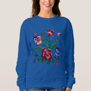 Ukrainian vushuvanka folk pattern sweatshirt