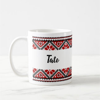 Ukrainian vyshyvanka / embroidery Tato mug
