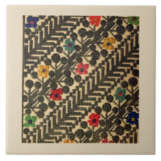 Ukrainian Vyshyvanka Embroidery Tile
