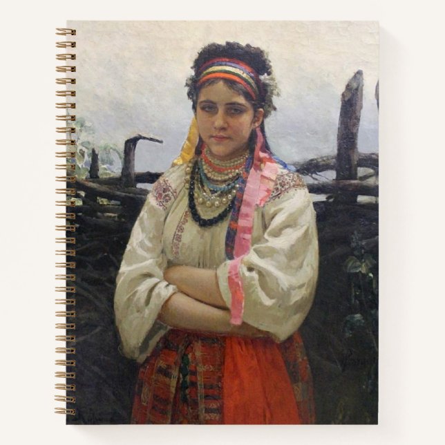 Ukrainian Woman Notebook (Front)