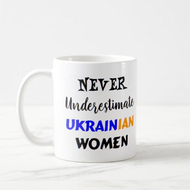 ukrainian women coffee mug (Left)