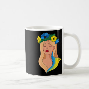 Ukrainian Women Ukrainian Girl Ukraine In Yellow - Coffee Mug