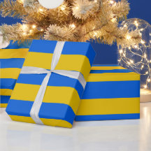 Ukrainian Wrapping Paper | Ukraine Flag Gift Wrap