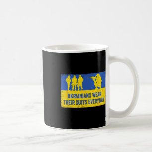 Ukrainians Wear Their Suits Stand With Ukraine Sol Coffee Mug
