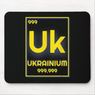 Ukrainium Element Chemistry Smart Ukraine Patrioti Mouse Pad