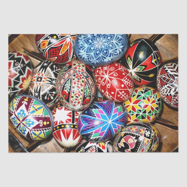 Ukranian Easter Eggs Tissue Paper (Front)