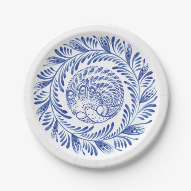 Ukranian Folk Symbol Paper Plate (Front)