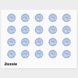 Ukranian Folk Symbol Square Sticker
