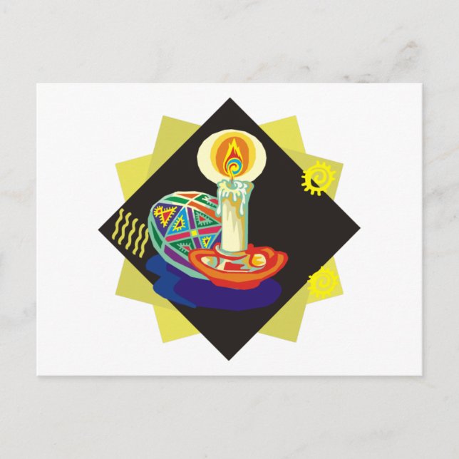 Ukranian Painted Egg (5) Postcard (Front)