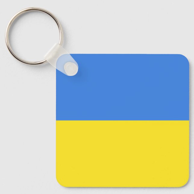 Ukraune - Peace - Ukrainian Flag - Freedom  Key Ring (Front)
