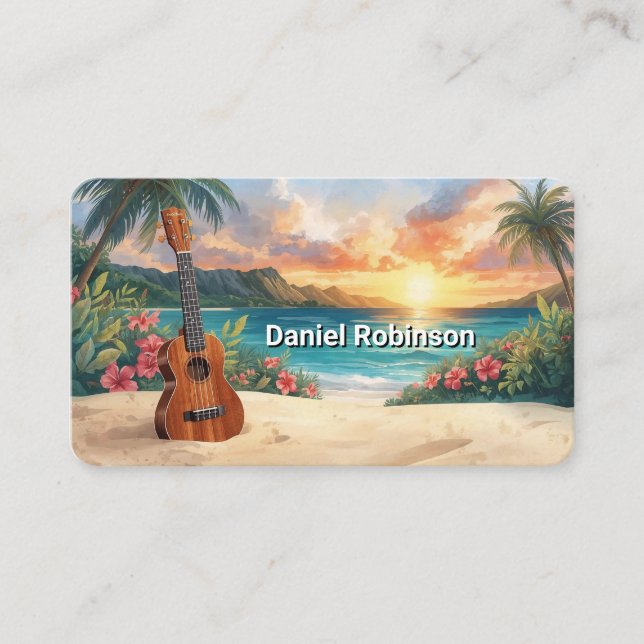 Ukulele Business Card (Front)