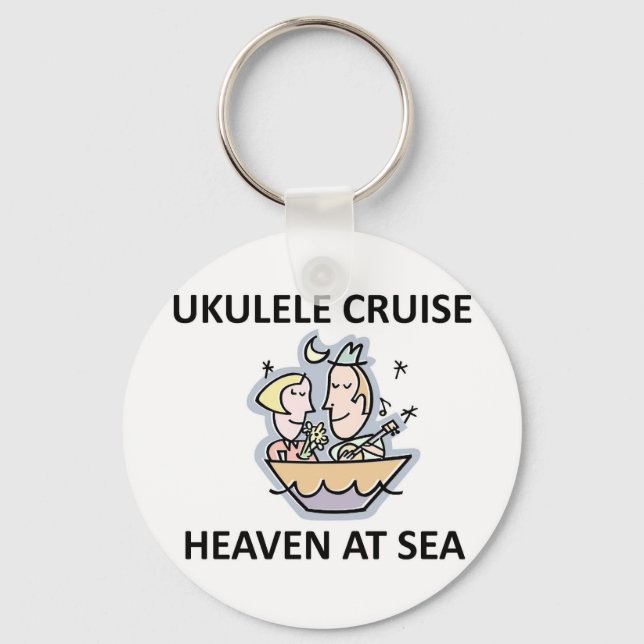 Ukulele Cruise Key Ring (Front)