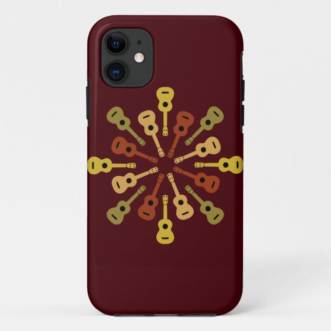 Ukulele custom iPhone case-mate Case (Back)