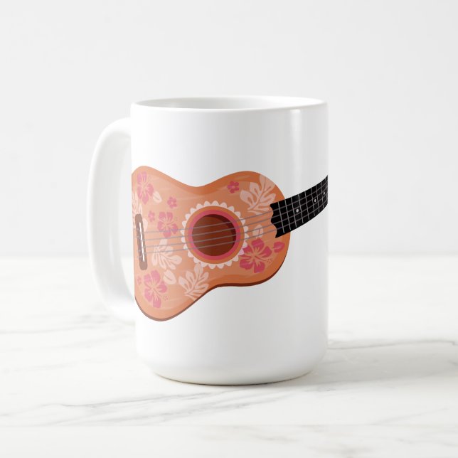 Ukulele custom name mugs (Front Left)