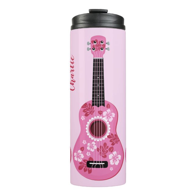 Ukulele custom name tumbler (Front)
