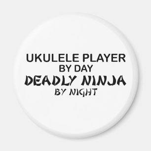 Ukulele Deadly Ninja by Night Magnet