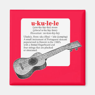 Ukulele Definition Magnet