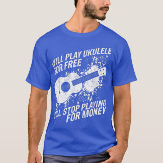 Ukulele guitar music concert guitarist gift for mu T-Shirt