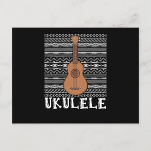 Ukulele Guitar Music Musician Acoustic Band Gift Postcard