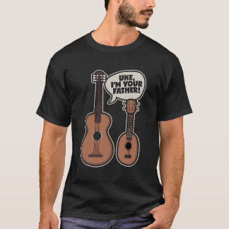Ukulele Guitar Saying Uke I Am Your Father T-Shirt