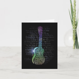 Ukulele History Greeting Cards