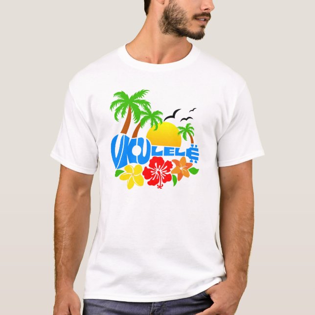 Ukulele Island Logo T-Shirt (Front)