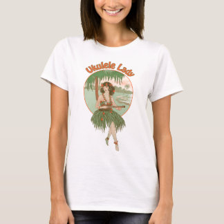 Ukulele Lady #1 Ladies Spaghetti Top